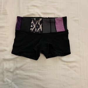 Lululemon wunder under shorts
